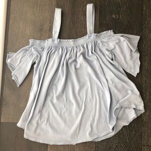 Free people blue shirt